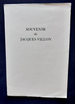 Souvenirs de Jacques Villon.. BRASSAI. MOREL (Maurice). PICON (Gaëtan). DARDEL (Georges). CASSOU (Jean).