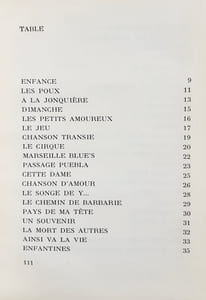 Chansons pour ma mélancolie.