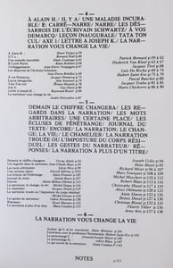 Faix, n°9/10, 1er trimestre 1983. La narration vous change la vie.