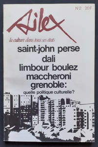 Silex n°2, janvier 1977. La culture dans tous ses états. 