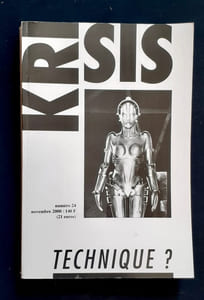 Krisis, n°24. N° 24, novembre 2000: Technique?
