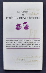 Les cahiers de Poésie-Rencontres: n°4, avril 1981. Illustré de hors texte par Gérard Mathie.