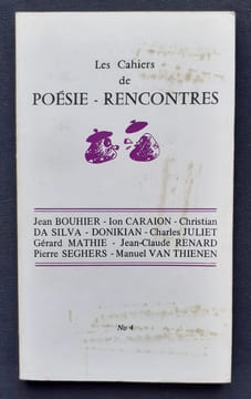 Les cahiers de Poésie-Rencontres: n°4, avril 1981. Illustré de hors texte par Gérard Mathie. . IMBERT (Jacques). CEYSSON (Pierre). BOUHIER (Jean). ...