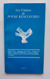 Les cahiers de Poésie-Rencontres: n°14-15, septembre 1985.