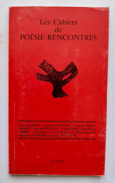 Les cahiers de Poésie-Rencontres: n°18-19, mai 1987. . BOUHIER (Jean). ROUSSELOT (Jean). SIMEON (Jean-Pierre). MONTMANEIX (François). TOULOUSE ...