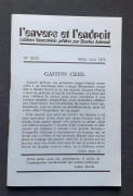 L’envers et l’endroit, cahiers publiés par Charles Autrand: n°19/20, mars-juin 1975.  par AUTRAND (Charles). CHONEZ (Claudine). DECAUNES (Luc). (Gaston Criel). LE QUINTREC (Charles). BELMANS (Jacques). LAUDE (André). DUROZOI (Gérard). 
