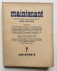 Maintenant. Cahier 7, octobre 1947.. MICHEL (Louise). LITTRE (Florence). RODO (Ludovic). RAGON (Michel). BOCQUET (L&eacute;on). PARROT (Jacques). BERNARD ...