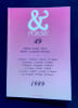 Po&sie. N&deg;49, deuxi&egrave;me trimestre 1989. . MILTON (John). JACOBI (Friedrich H.). TIEK (Ludwig). SHELLEY (Percy B.). LEOPARDI (Giacomo). THOMAS ...