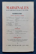 Marginales. Revue trimestrielle des idées et des lettres. N°17, octobre-décembre 1949. par AYGUESPARSE (Albert). HELLYN (Paul). NORGE. PETRONIO (Arthur). KINDS (Edmond). DUBRAU (Louis). VANDEGANS (André). SCHEINERT-SERVAIS (Suzanne). ROUSSELOT (Jean). NYSSEN (Hubert). 