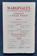 Marginales. Revue trimestrielle des idées et des lettres. N°31, mars 1953: Hommage à Roger Bodart.  par BODART (Roger). MARCEL (Gabriel). FIUMI (Lionello). BEDEL (Maurice). THIRY (Marcel). MARIN (Auguste). PLISNIER (Charles). MOGIN (Jean). BIEBUYCK (François). 