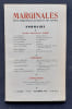 Marginales. Revue trimestrielle des id&eacute;es et des lettres. N&deg;45, d&eacute;cembre 1955.. CARNER (Jos&eacute;). GEO-CHARLES. HANNAERT (Louis). FEVRIER (Paul). MACHET ...