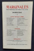Marginales. Revue trimestrielle des id&eacute;es et des lettres. N&deg;55-56, octobre 1957.. BECK (B&eacute;atrix). LEVEQUE (Jean-Jacques). LORANQUIN (Albert). HANNAERT ...