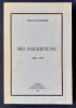 Mes Inscriptions (1964-1973). . SCUTENAIRE (Louis). 