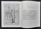 Transcription musicale de la structure des arbres. . PENONE (Giuseppe). 