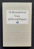 Voix philosophiques. . BENMAKHLOUF (Ali). 