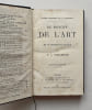 Du principe de l'art et de sa destination sociale. . PROUDHON (Pierre-Joseph). 