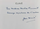Clav&eacute;. . CLAVE. MERCIER (Jean-Luc). 