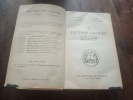 Les Lettres Latines. Morisset et Thévenot