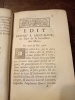 Traité de la Succession des Mères en Vertu de l'Edit de Saint-Maur 1725. 