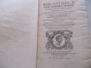 Bibliotheca iuris canonici veteris in duos tomos distributa. Quorum vnus canonum ecclesiasticorum codices antiquos, tum Graecos, tum Latinos ...