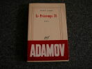 LE PRINTEMPS 71. dedicace. ADAMOV Arthur