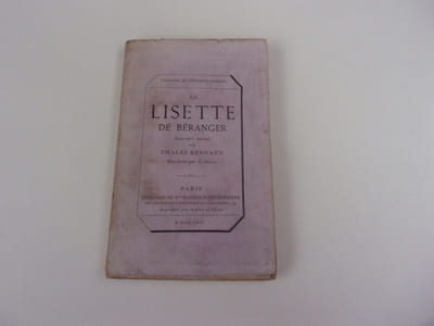 LA LISETTE DE BERANGER