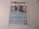 la quinzaine littÈraire. 663. 1 / 15 fevrier 1995. Voltaire ecrivain de combat. Mandela autobiographie. Les platter de le roy ladurie. LA QUINZAINE ...