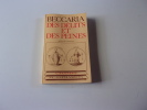 DES DELITS ET DES PEINES. BECCARIA Cesare