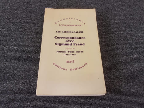 CORRESPONDANCE AVEC SIGMUND FREUD. Suivi du Journal d'une année. 1912  1913. ANDRES SALOME Lou