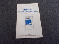 HOBBES ET SON VOCABULAIRE