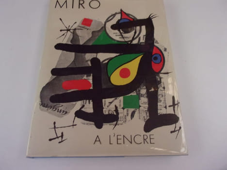 MIRO A L'ENCRE. Dessin, gravure sur cuivre, lithographie, gravure sur bois, livre, affiche. MIRO TALLANDIER Yvon ( texte)