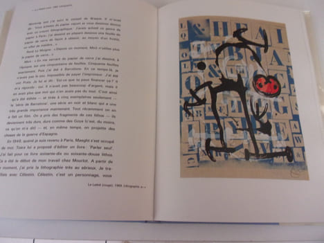 MIRO A L'ENCRE. Dessin, gravure sur cuivre, lithographie, gravure sur bois, livre, affiche. MIRO TALLANDIER Yvon ( texte)