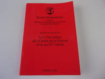 LES CHEVALIERS DE L'ORDRE DE LA TOISON D'OR AU XV siècle