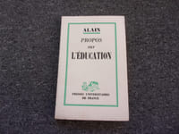 PROPOS SUR EDUCATION