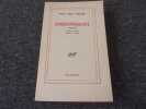 CORRESPONDANCE . 1893  1938. . JAMMES Francis  GIDE André
