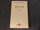 BILAN . Carnets X. 1987  1988. CALAFERTE Louis