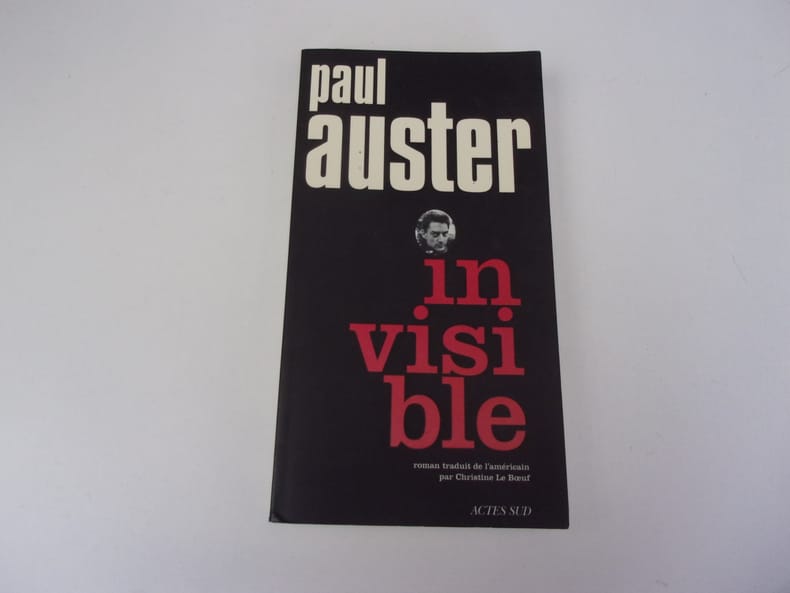 Paul Invisible AUSTER Paul - INVISIBLE - Livre Rare Book