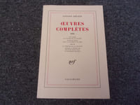 OEUVRES COMPLETES XIII. Van Gogh. Le suicide de la socité. Pour en finir avec le jugement de Dieu. Suivi de le théatre de la cruauté, lettres à propos de pour en finir avec le jugement de Dieu