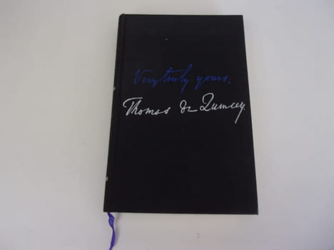 LES CONFESSIONS D'UN OPIOMANE ANGLAIS DE L'ASSASSINAT CONSIDERE COMME UN DES BEAUX ARTS. QUINCEY Thomas de