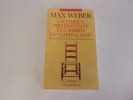 L'ETHIQUE PROTESTANTE ET L'ESPRIT DU CAPITALISME. WEBER Max
