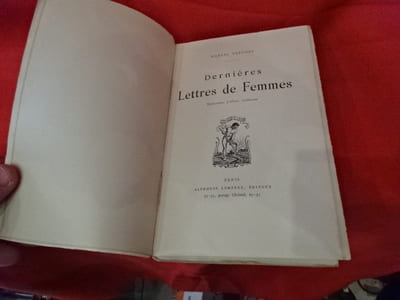 Dernières lettres de femmes.