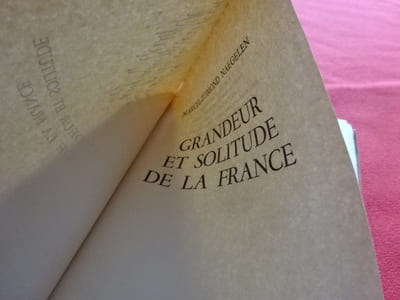 Grandeur et solitide de la France.