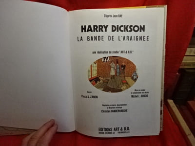 Harry Dickson. La bande de l'araignée. 