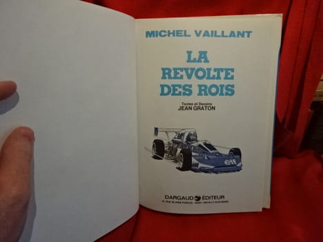 Michel Vaillant: La révolte des rois. . [BANDE DESSINEE] - GRATON (Jean)