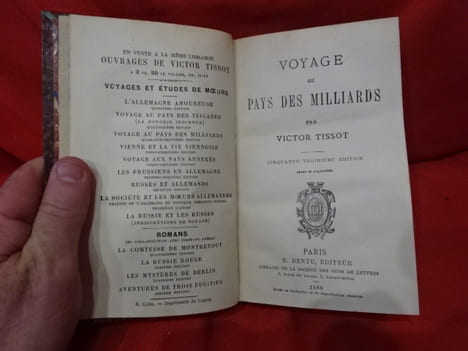 Voyage pays des milliards. . [LITTERATURE] - TISSOT (Victor)