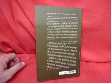 Les guerres que j'ai vues. . [LITTERATURE] - STEIN (Gertrude)