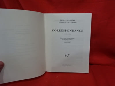 Correspondance 1911-1924.