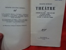 Théâtre volume I et II. . [LITTERATURE] - IONESCO (Eugène)