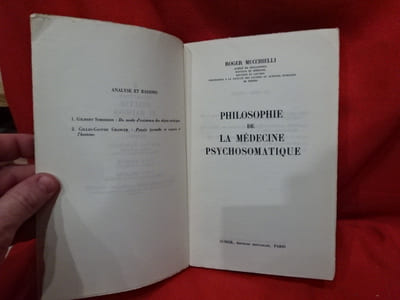 Philosophie de la médecine psycho-somatique.
