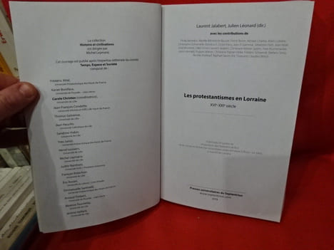 Les protestantismes en Lorraine XVIème-XXIèmesiècles. . [LORRAIN] - JALABERT (Laurent), LÉONARD (Julien)
